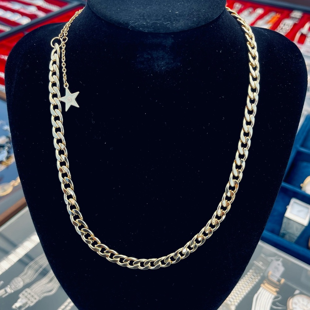 Dalmata Gold 18K Plated Chain Necklace